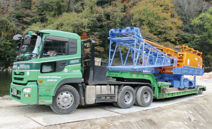 Sales, repair and providing spare parts for the construction machinery