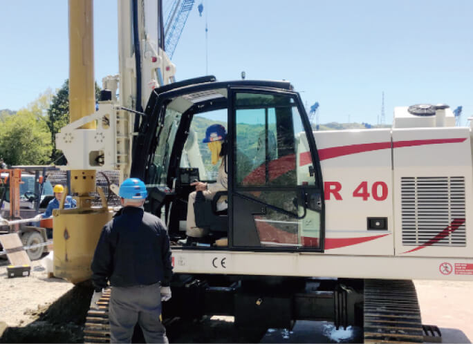 Agency services for overseas construction machinery